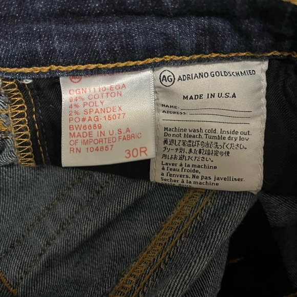 Ag Adriano Goldschmied Women's Dark Blue Jeans - Picture 7 of 7